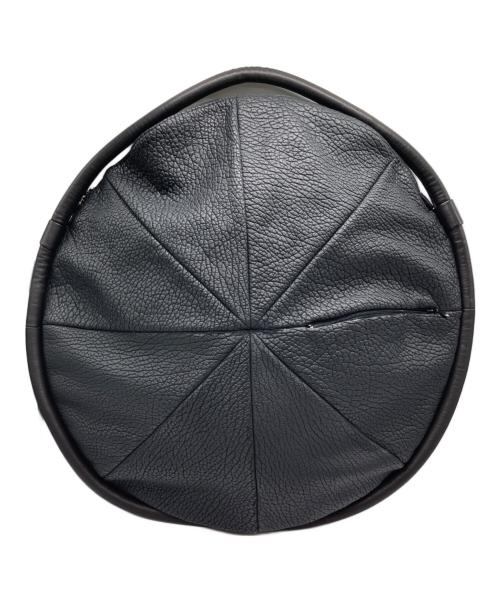 kawa-kawa（カワカワ）kawa-kawa (カワカワ) サークルハンドバッグ ブラックの古着・服飾アイテム