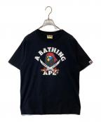 A BATHING APEア ベイシング エイプ）の古着「プリントTシャツ　004TEK201009M」｜ブラック