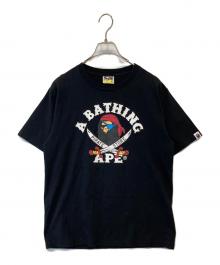 A BATHING APE（ア ベイシング エイプ）の古着「プリントTシャツ　004TEK201009M」｜ブラック