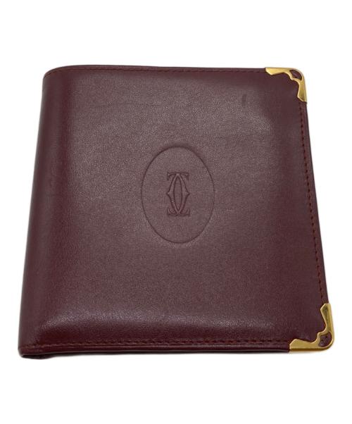 Cartier（カルティエ）Cartier (カルティエ) 2つ折り財布 ボルドーの古着・服飾アイテム