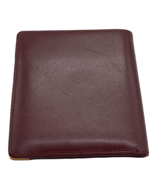 Cartier（カルティエ）Cartier (カルティエ) 2つ折り財布 ボルドーの古着・服飾アイテム