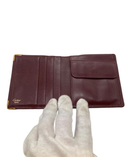 Cartier（カルティエ）Cartier (カルティエ) 2つ折り財布 ボルドーの古着・服飾アイテム