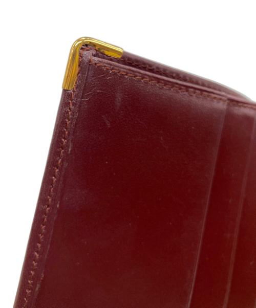 Cartier（カルティエ）Cartier (カルティエ) 2つ折り財布 ボルドーの古着・服飾アイテム