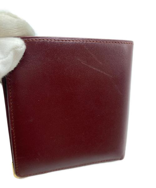 Cartier（カルティエ）Cartier (カルティエ) 2つ折り財布 ボルドーの古着・服飾アイテム