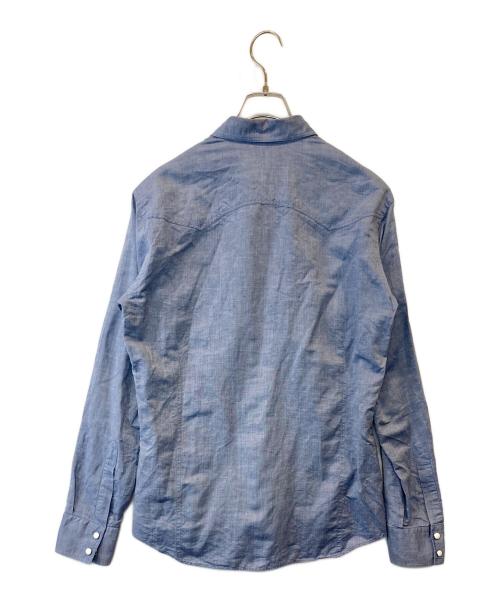 RING JACKET（リングジャケット）RING JACKET (リングジャケット) ウエスタンシャツ　56102S50X ブルー サイズ:Lの古着・服飾アイテム