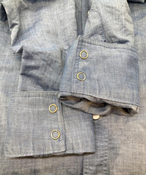 RING JACKET（リングジャケット）RING JACKET (リングジャケット) ウエスタンシャツ　56102S50X ブルー サイズ:Lの古着・服飾アイテム