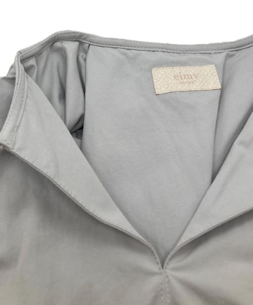 eimy istoire（エイミーイストワール）eimy istoire (エイミーイストワール) ショルダーデザインバックオープンワンピース 1125330230-0 スカイブルー サイズ:Sの古着・服飾アイテム