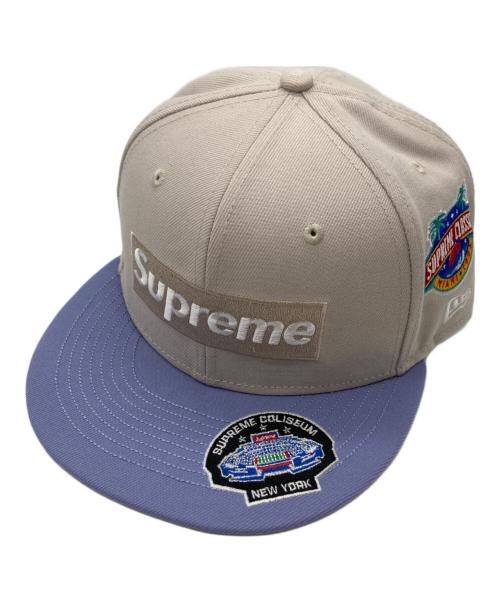 SUPREME（シュプリーム）Supreme (シュプリーム) New Era (ニューエラ) 23AW Championships Box Logo キャップ ベージュ サイズ:7 3/8の古着・服飾アイテム