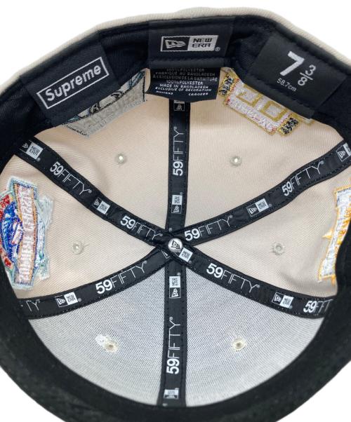 SUPREME（シュプリーム）Supreme (シュプリーム) New Era (ニューエラ) 23AW Championships Box Logo キャップ ベージュ サイズ:7 3/8の古着・服飾アイテム