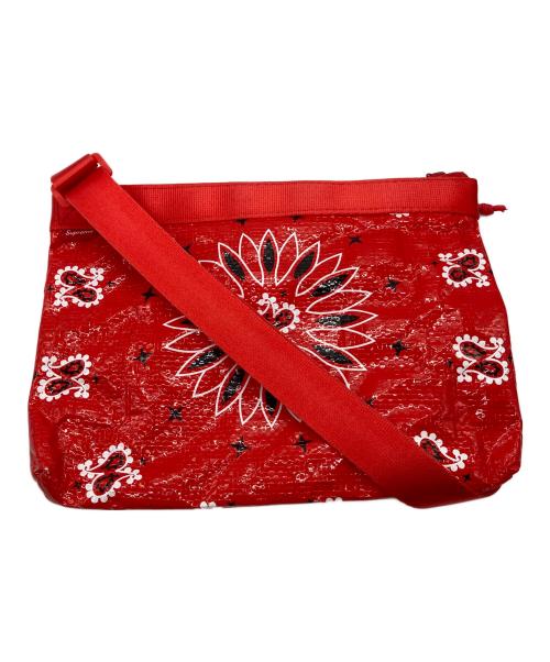 SUPREME（シュプリーム）SUPREME (シュプリーム) Supreme Bandana Tarp Side Bag レッドの古着・服飾アイテム