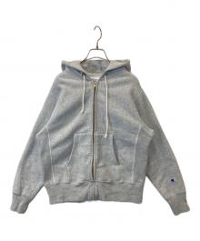 Champion（チャンピオン）の古着「ジップパーカー　スウェット C3-W103」｜グレー