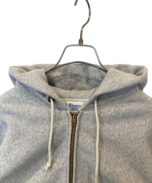 Champion（チャンピオン）Champion (チャンピオン) ジップパーカー　スウェット C3-W103 グレー サイズ:Mの古着・服飾アイテム