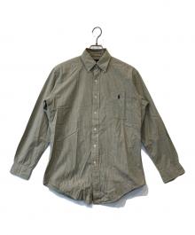 RALPH LAUREN（ラルフローレン）の古着「チェックシャツ」｜グリーン