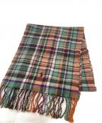 POLO RALPH LAURENポロ・ラルフローレン）の古着「カシミヤブレンドマフラー マフラー」｜グリーン