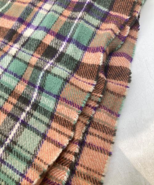 POLO RALPH LAUREN（ポロ・ラルフローレン）POLO RALPH LAUREN (ポロ・ラルフローレン) カシミヤブレンドマフラー マフラー グリーンの古着・服飾アイテム