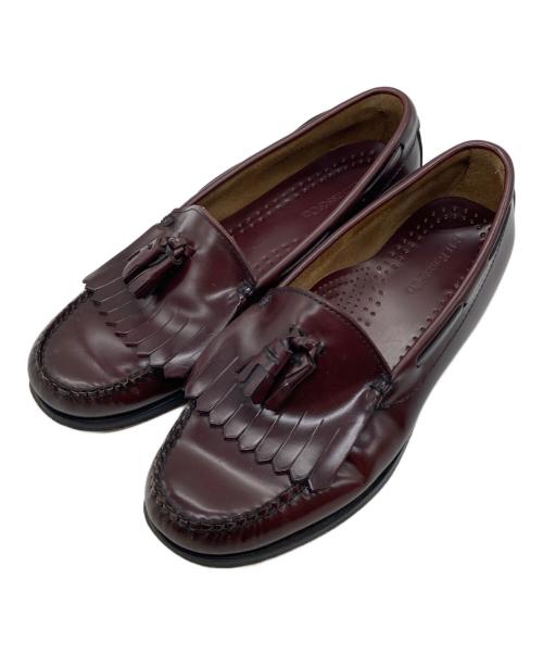 G.H.BASS&CO.（ジー・エイチ・バス・コー）G.H.BASS&CO. (ジー・エイチ・バス・コー) キルトタッセルローファー エンジ サイズ:8の古着・服飾アイテム