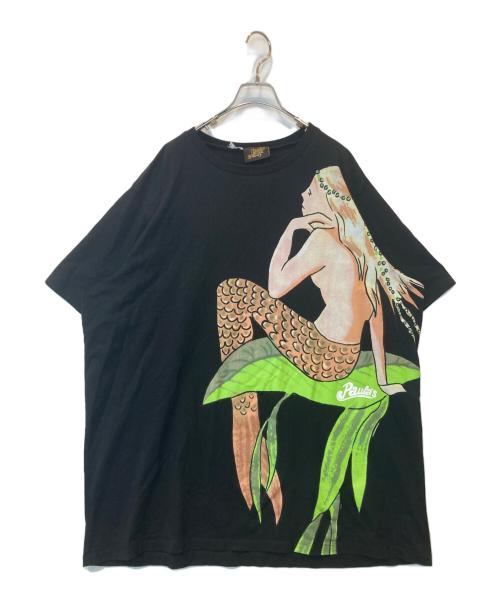 LOEWE（ロエベ）LOEWE (ロエベ) マーメイドプリントカットソー　Tシャツ ブラック サイズ:Mの古着・服飾アイテム