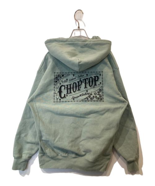 choptop（チョップトップ）CHOPTOP (チョップトップ) パーカー グリーン サイズ:XLの古着・服飾アイテム