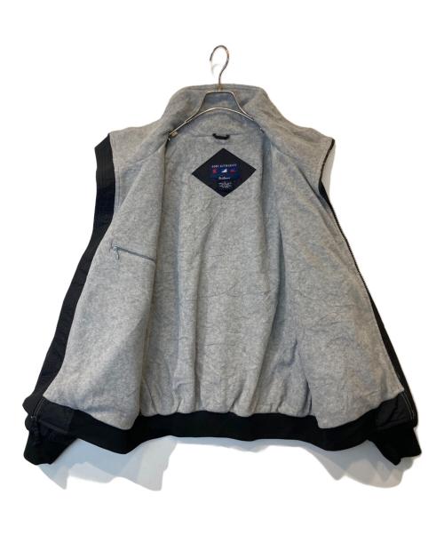 PORT AUTHORITY（ポートオーソリティ）PORT AUTHORITY (ポートオーソリティ) ナイロンフリースジャケット ブラック サイズ:Lの古着・服飾アイテム