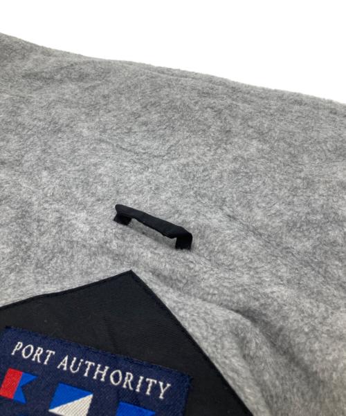 PORT AUTHORITY（ポートオーソリティ）PORT AUTHORITY (ポートオーソリティ) ナイロンフリースジャケット ブラック サイズ:Lの古着・服飾アイテム