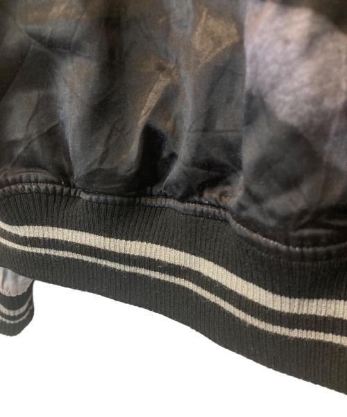 LAD MUSICIAN（ラッドミュージシャン）LAD MUSICIAN (ラッドミュージシャン) SATIN RAIN FLOWER BLOUSON（サテンレインフラワーブルゾン）　2122-354 ブラック サイズ:44の古着・服飾アイテム