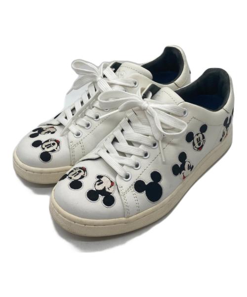 DISNEY（ディズニー）Disney (ディズニー) MOA (モア) グラフィック スニーカー ホワイト サイズ:36の古着・服飾アイテム