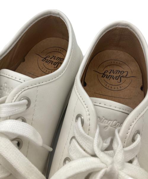 Spring court（スプリングコート）Spring court (スプリングコート) スプリングコート レザー スニーカー　シューズ ホワイト サイズ:37の古着・服飾アイテム