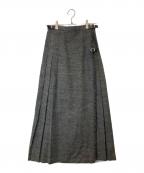 O'NEIL OF DUBLINオニールオブダブリン）の古着「ラップスカート　1678-343-2847」｜グレー