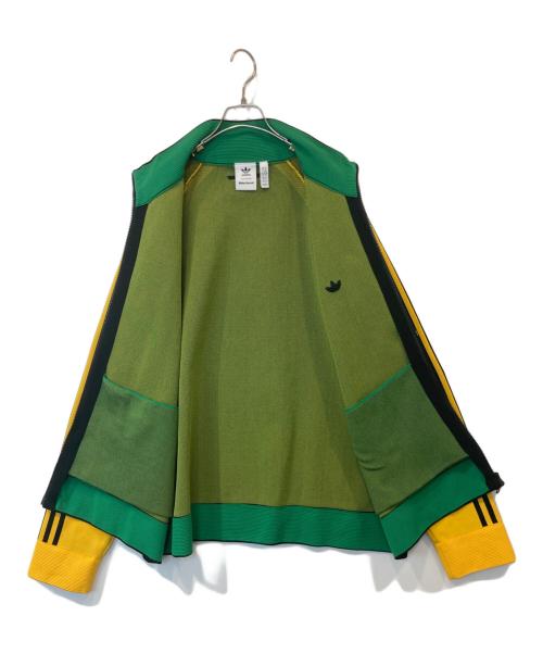 adidas（アディダス）adidas (アディダス) WALES BONNER (ウェールズボナー) Knit Track Jacket IB3261 ジャケット トラックジャケット ラグランスリーブジャケット ブラック サイズ:6XLの古着・服飾アイテム