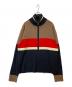 WALES BONNER（ウェールズボナー）の古着「GEORGE ZIP KNIT CARDIGAN　MA21KN01-KN01-9351」｜ブラウン