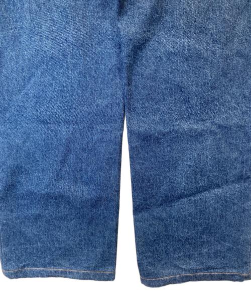 WALES BONNER（ウェールズボナー）WALES BONNER (ウェールズボナー) コーデュロイ切替ダブルニーデニムパンツ インディゴ サイズ:S30の古着・服飾アイテム