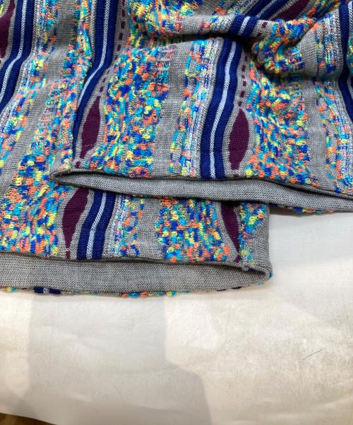 KNIT CREATOR HOUSE（ニット クリエイター ハウス）KNIT CREATOR HOUSE (ニット クリエイター ハウス) 3Dニットセットアップ グレー サイズ:Lの古着・服飾アイテム