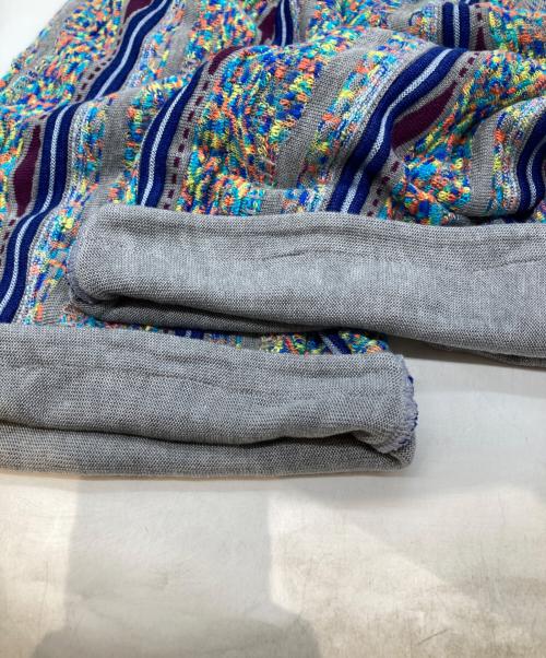 KNIT CREATOR HOUSE（ニット クリエイター ハウス）KNIT CREATOR HOUSE (ニット クリエイター ハウス) 3Dニットセットアップ グレー サイズ:Lの古着・服飾アイテム