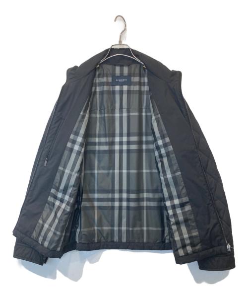 BURBERRY LONDON（バーバリーロンドン）BURBERRY LONDON (バーバリーロンドン) 裏地チェックキルティングダウンジャケット A1F87-810-09 ジャケット ブラック サイズ:LLの古着・服飾アイテム