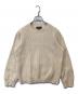 A.P.C.（アーペーセー）の古着「エルボーパッチコットンニット 1110221 ニット」｜ベージュ
