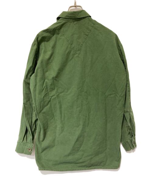 Swedish Military（スウェーデン ミリタリー）Swedish Military (スウェーデン ミリタリー) プルオーバーシャツ グリーン サイズ:39の古着・服飾アイテム