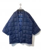 mont-bellモンベル）の古着「ダウン プリント ハンテン　1101570」｜ネイビー