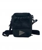 and wanderアンドワンダー）の古着「ECOPAK sholder pouch ショルダーポーチ 5745975207」｜ブラック