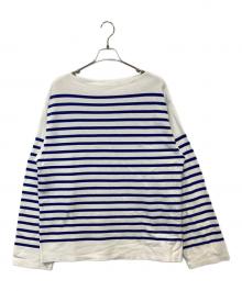 leno（リノ）の古着「BASQUE SHIRT バスクシャツ H2101-CS001」｜ホワイト×ブルー