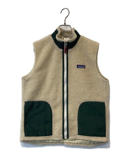 Patagonia（パタゴニア）Patagonia (パタゴニア) Retro-X Vest 65618 ボアベスト ベージュ サイズ:XL(キッズサイズ）の古着・服飾アイテム