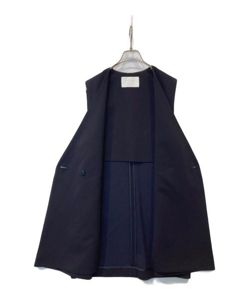 BALLSEY（ボールジィ）BALLSEY (ボールジィ) ドライアムンゼン Vネックジレ 11-07-22-07133 ベスト ネイビー サイズ:36の古着・服飾アイテム
