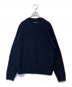 ）の古着「クルーネックニット/2219F 023」｜ネイビー