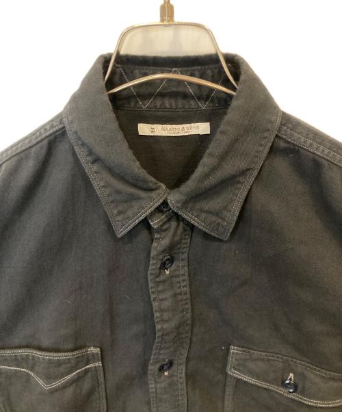 MAATEE&SONS（マーティーアンドサンズ）MAATEE&SONS (マーティーアンドサンズ) MAD WORK SHIRTS / マッドワークシャツ  MT3303-0604 ブラック サイズ:2の古着・服飾アイテム