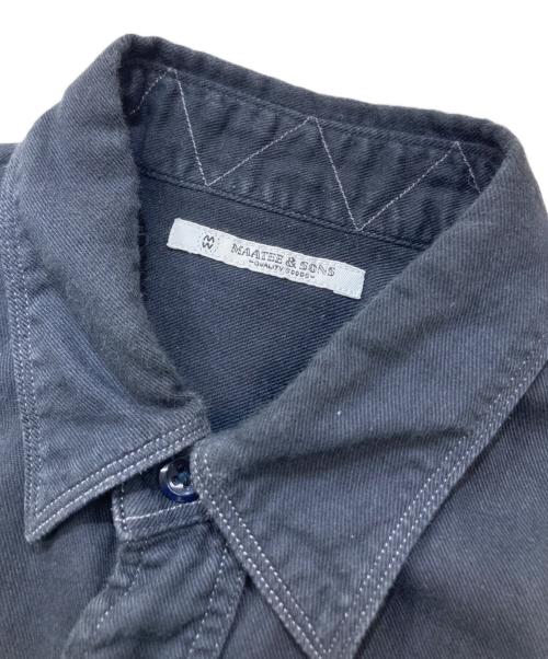 MAATEE&SONS（マーティーアンドサンズ）MAATEE&SONS (マーティーアンドサンズ) MAD WORK SHIRTS / マッドワークシャツ  MT3303-0604 ブラック サイズ:2の古着・服飾アイテム
