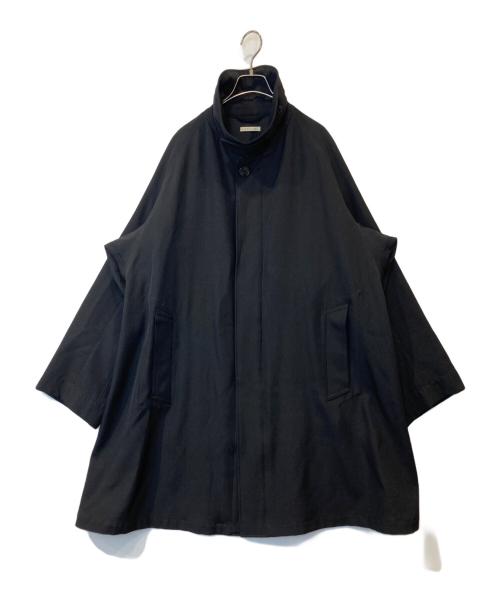 HUGEN（ユーゲン）HUGEN (ユーゲン) Albert Gabardine/ギャバジン オーバーコート/COAT019 ブラック サイズ:3の古着・服飾アイテム