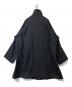 HUGEN (ユーゲン) Albert Gabardine/ギャバジン オーバーコート/COAT019 ブラック サイズ:3：78000円