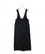 machattマチャット）の古着「Uネックオールインワン」｜ブラック