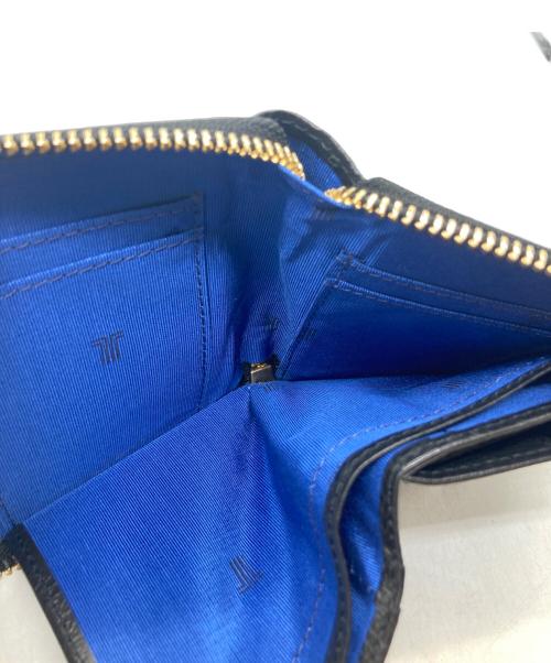 LANVIN COLLECTION（ランバンコレクション）LANVIN COLLECTION (ランバンコレクション) ラウンドファスナー財布 ブラックの古着・服飾アイテム