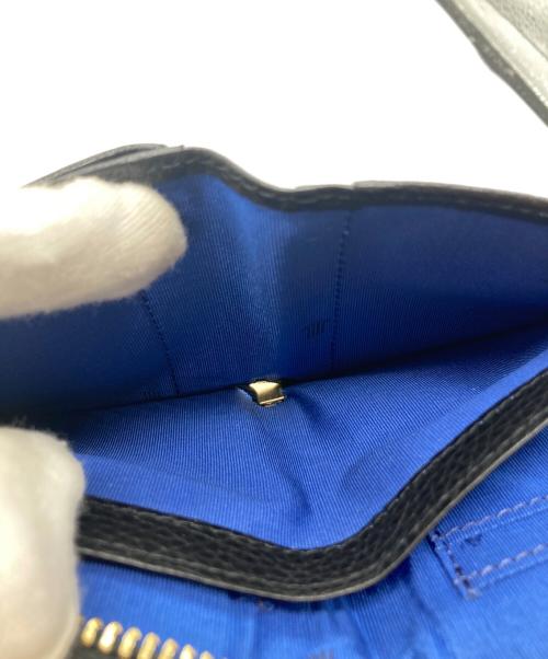 LANVIN COLLECTION（ランバンコレクション）LANVIN COLLECTION (ランバンコレクション) ラウンドファスナー財布 ブラックの古着・服飾アイテム