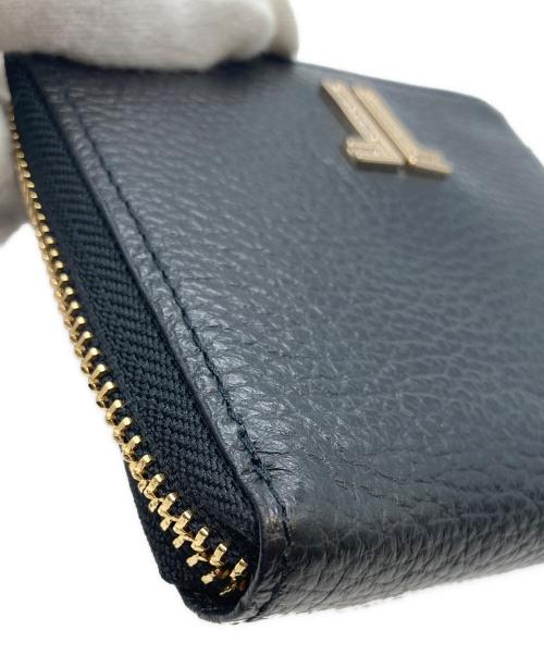 LANVIN COLLECTION（ランバンコレクション）LANVIN COLLECTION (ランバンコレクション) ラウンドファスナー財布 ブラックの古着・服飾アイテム